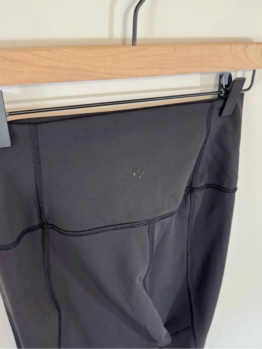 Lululemon If You're Lucky Pant *Full-On Luxtreme Black / Heathered Black Sz 6T
